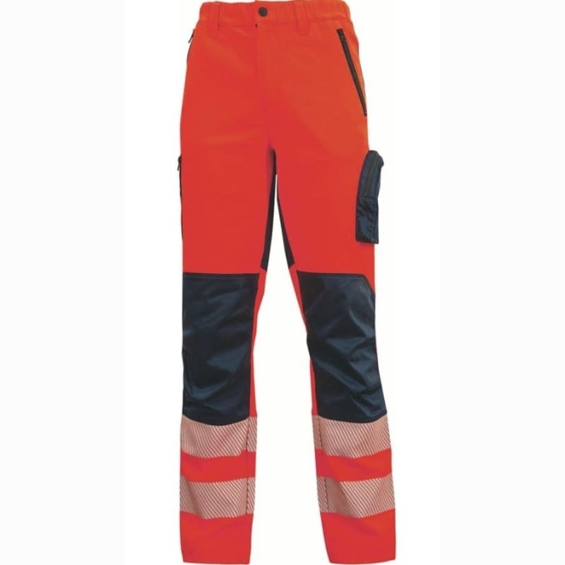 Fuori tutto - Pantaloni da Lavoro Stretch Alta Visibilità U-Power Roy HL222RF colore orange fluo taglia s