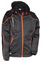 Fuori Tutto - Giacca con Capuccio da Lavoro Softshell Cofra Jacuzia V387-0-02 nero/rosso taglia M