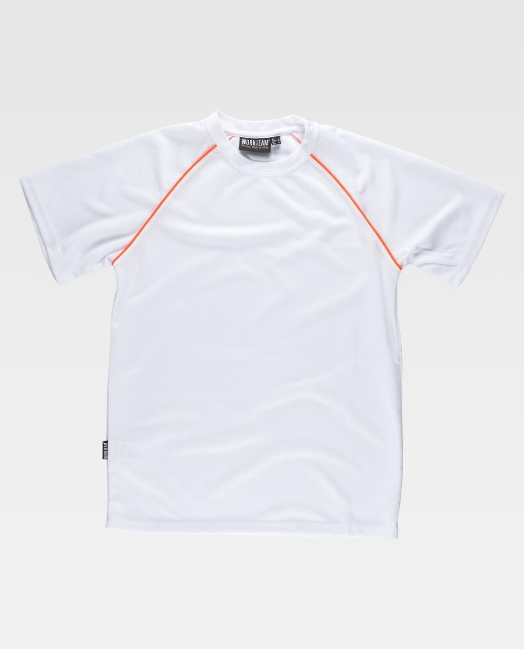 Fuori tutto - T-shirt da Lavoro Tecnica Manica Corta S6640 - Workteam Colore Nero/Giallo Taglia S