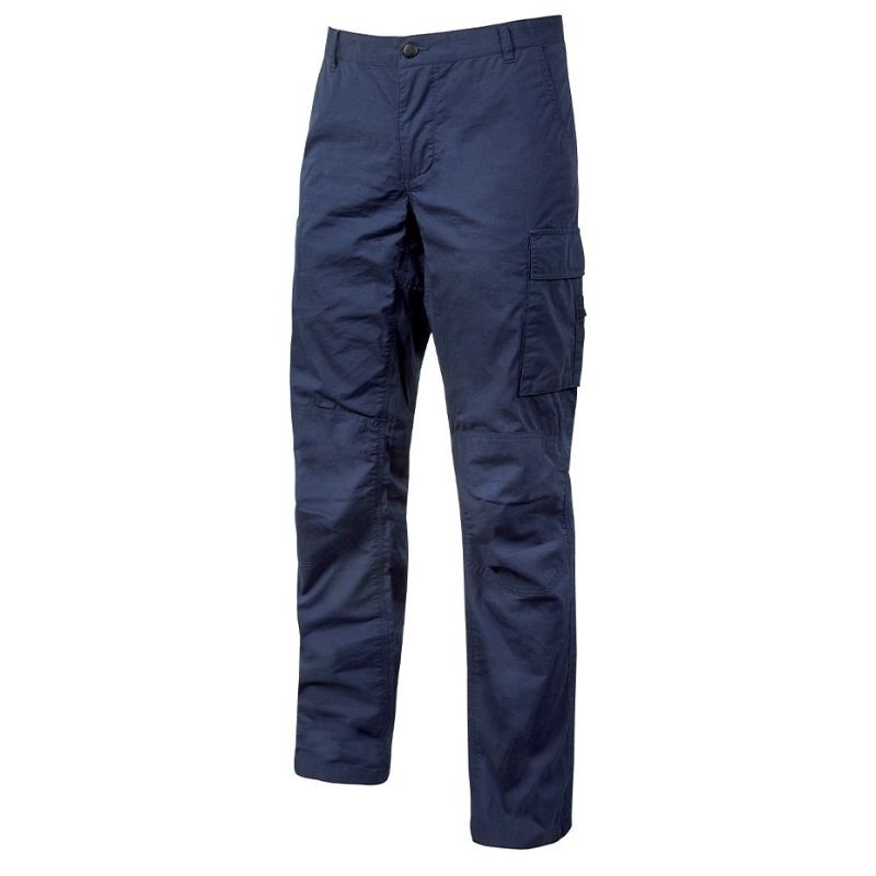 Fuori tutto - Pantaloni da Lavoro Stretch Elasticizzati Multitasche U-Power Ocean EY123WB taglia S Westlake blu