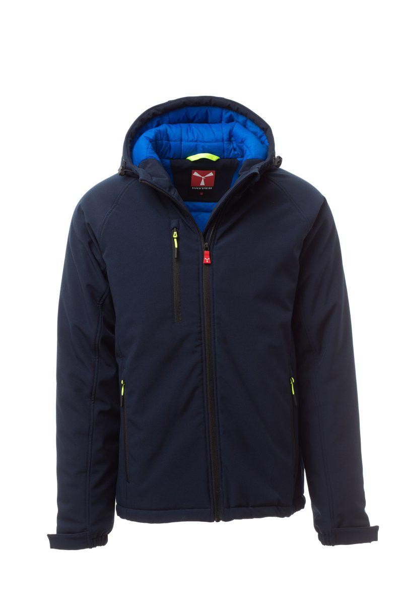 Fuori Tutto - Giubbotto da Lavoro Softshell Stretch Multitasche Payper Gale Pad AY 7224 smoke/nero taglia M