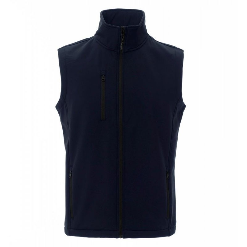 Fuori tutto - Gilet Softshell Multitasche Ergonomico a Due Strati Glasgow - Payper AY 7226 taglia L nero
