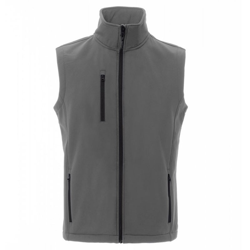 Fuori tutto - Gilet Softshell Multitasche Ergonomico a Due Strati Glasgow - Payper AY 7226 taglia L nero