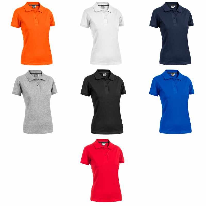 Fuori tutto - Polo da Lavoro da Donna 100% Cotone Sottozero Angy Jersey E0490 taglia L colore rosso
