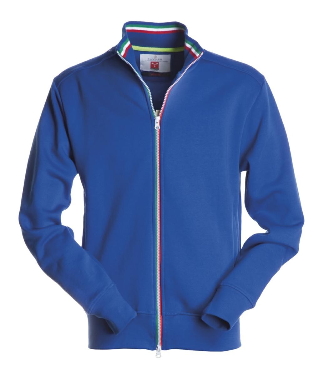 Fuori tutto - Felpa Zip Intera Nazionale - Payper AY 7532 taglia 3XL rosso