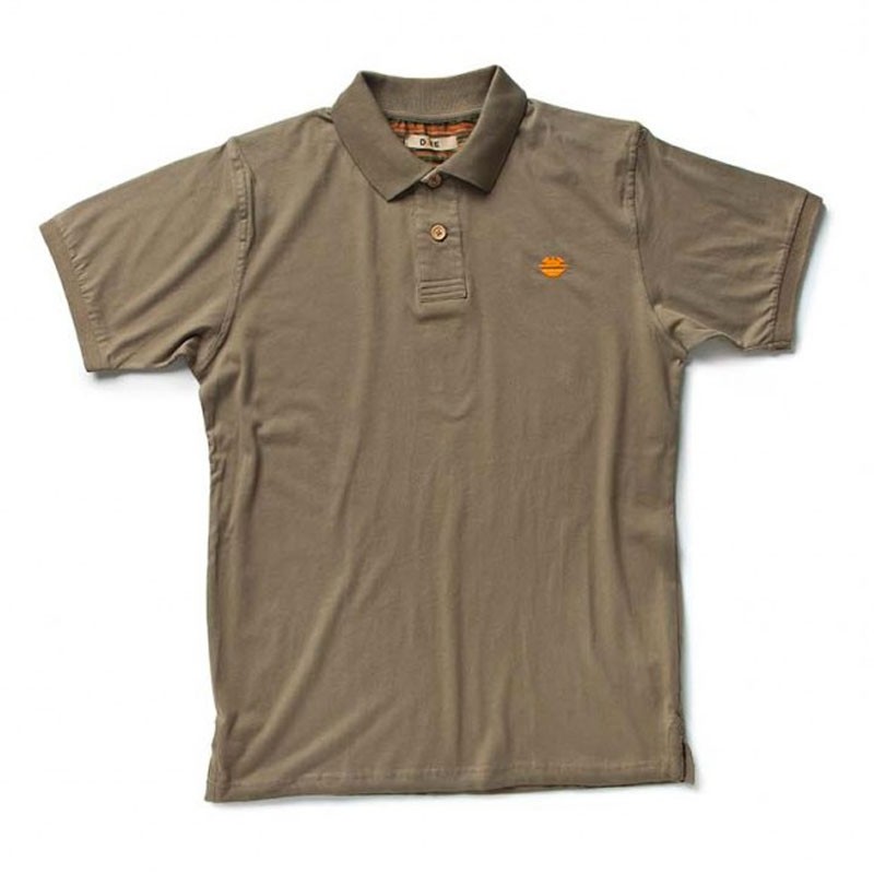 Fuori tutto - Polo da lavoro Dike 100% Cotone Poise con logo Dike sul lato cuore 92121 colore verde taglia L