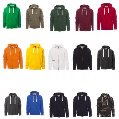 Fuori tutto - Felpa da lavoro zip lunga con capuccio Payper Dallas+ AY 7535 Taglia L Colore Blu Royal