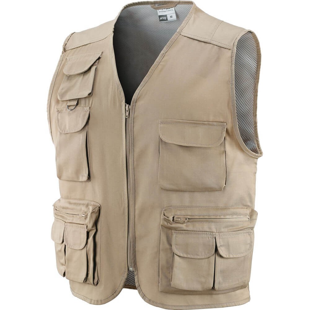 Fuori tutto - Gilet Estivo Multitasche TOBRUK Nw Neri taglia L colore blu