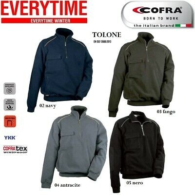 Fuori tutto - Felpa in Pile da Lavoro Cofra Tolone V132-0-02 Taglia L Colore Nero