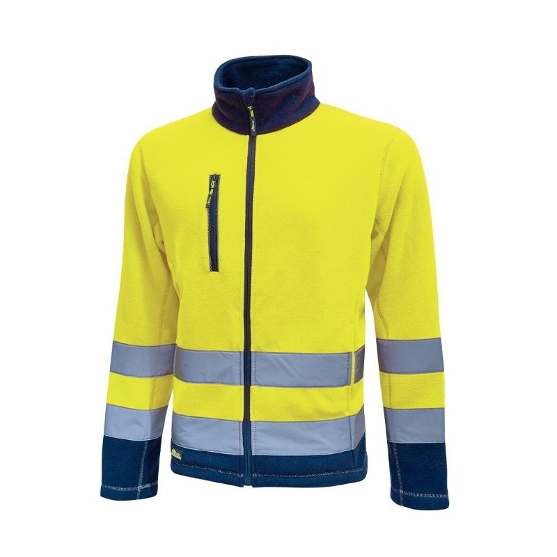 Fuori tutto - Giacca da Lavoro U-Power Workwear in Pile Boing HL207YF colore Yellow Fluo Taglia 2XL