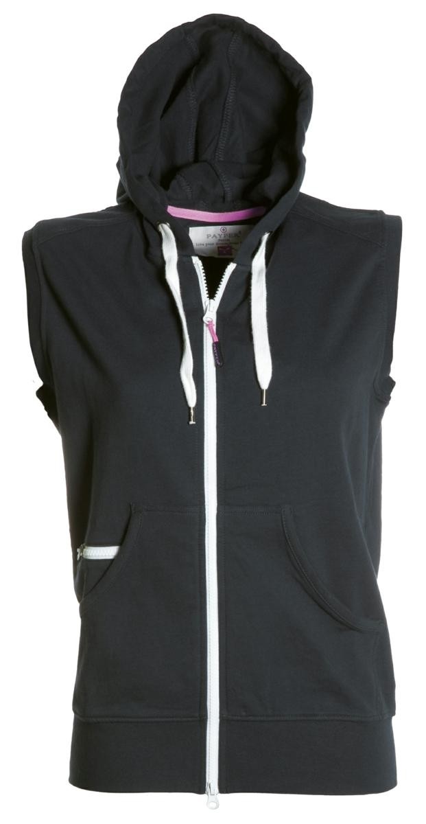 Fuori tutto - Gilet di Felpa con Cappuccio Boxer Donna - Payper BOXER LADY Taglia XL Colore Nero