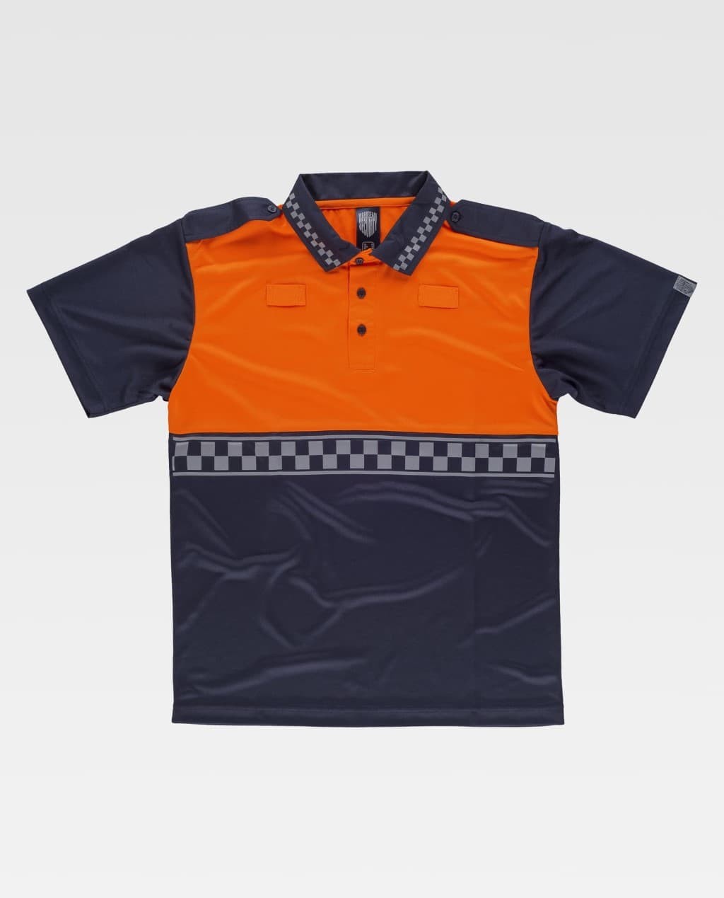 Fuori tutto - Polo da Lavoro Manica Corta Alta Visibilità C3855 - Workteam Taglia L Colore Navy/Yellow
