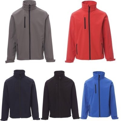 Fuori tutto -Giacca da Lavoro SoftShell Ergonomica e Impermeabile Dublin - Payper AY 7222 Taglia M Colore Blu