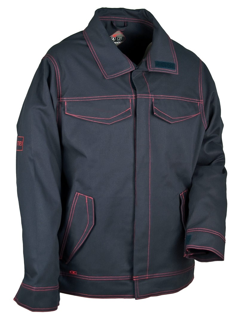 Fuori tutto - Giacca da Lavoro Multitasche Cofra Flametec V260-0-02 Taglia 64 Colore Blu Navy