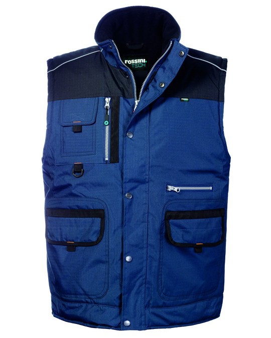 Fuori tutto - Gilet da Lavoro Multitasche Rossini Bradford HH624 Taglia 2XL Colore Nero