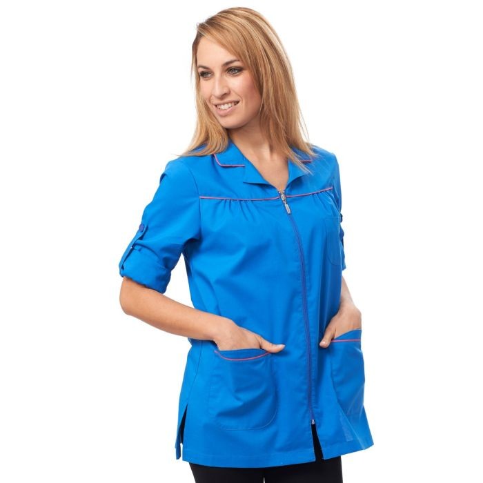 Fuori Tutto - Casacca da donna a maniche lunghe Elita Horeca Siggi - 28CS0052/00-0001 Colore Azzurro Taglia M