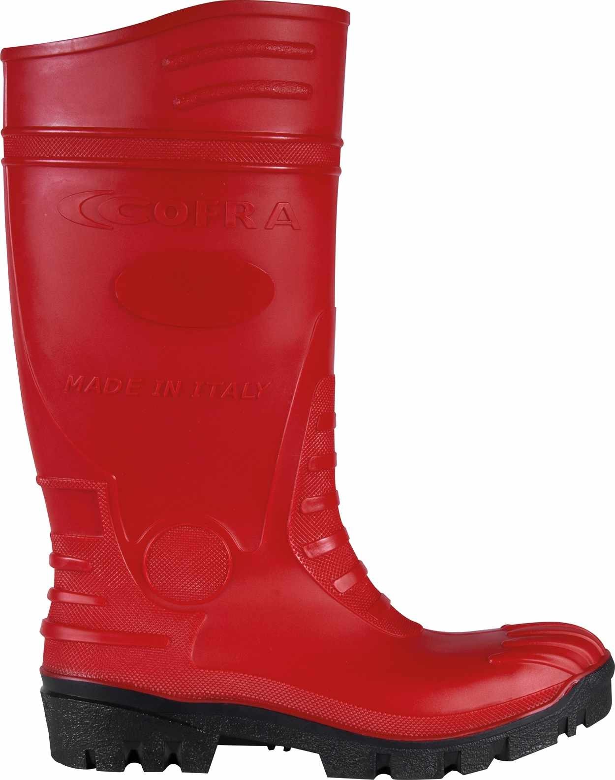 Fuori tutto - Stivali Antinfortunistici Cofra TEMPEST S5 CI LG SR 00400-N Colore Rosso Taglia 43