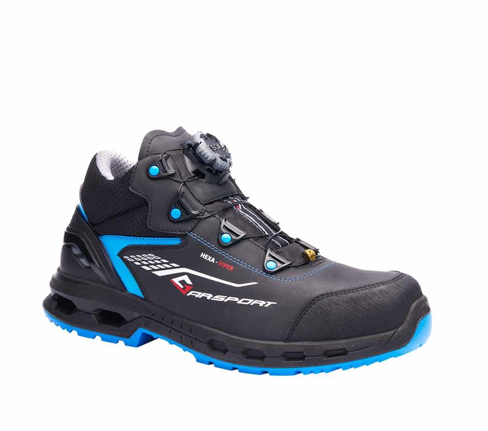 Fuori tutto - Scarpe Antinfortunistiche Alte Chiusura BOA Garsport Hexa-Viper Mid S3S ESD GDS1130010 Numero 44