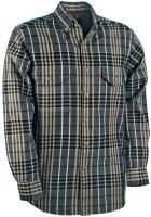 Fuori tutto - Camicia da Lavoro Cofra Casual 100% Cotone V029-0-00 Colore Corda Nero Taglia L