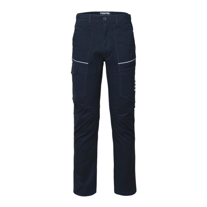 Fuori tutto - Pantalone da Lavoro Stretch Multitasche Rossini R-Stretch Lady A80703 Taglia S Colore Grigio