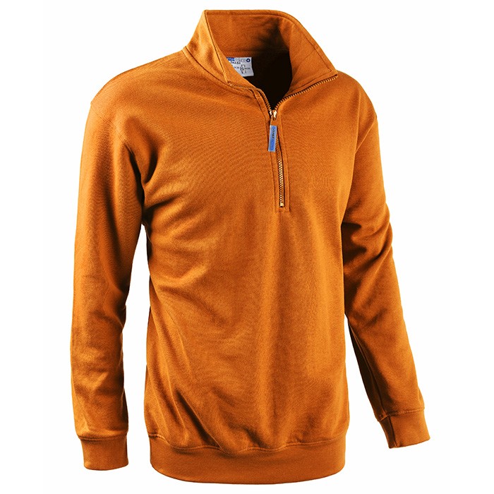Fuori tutto - Felpa da Lavoro Mezza Zip Sottozero Smash 50200 Taglia 2XL Colore Grigio Melange Scuro