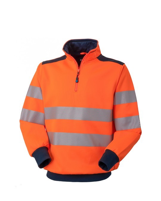 Fuori tutto - Felpa da Lavoro Alta Visibilità Rossini Hi-Vis HH235 Taglia 2XL Colore Arancio