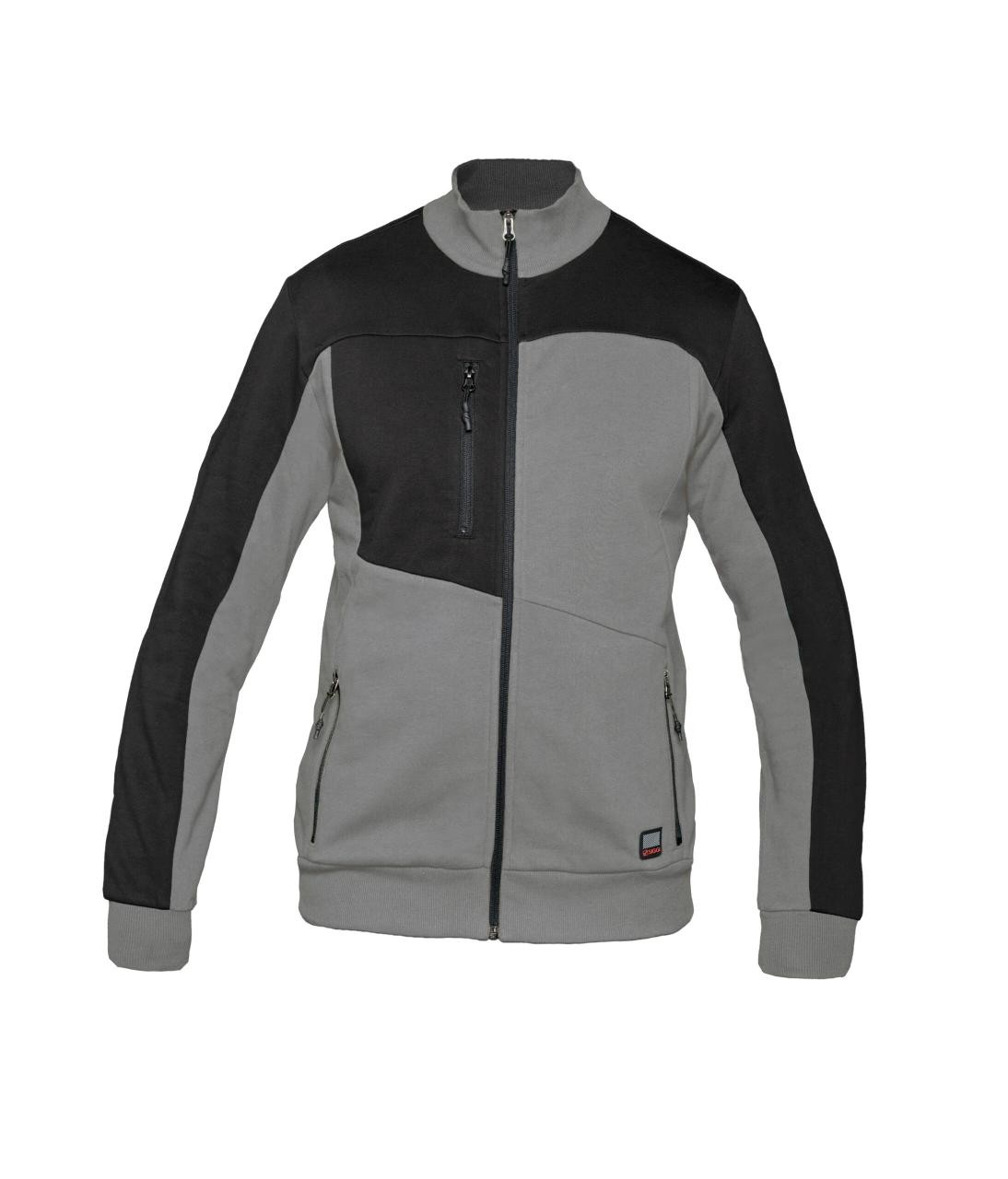 Fuori tutto - Felpa zip lunga da lavoro Multitasche Siggi Nilo 73MG0787/00-1089 taglia M colore Grigio