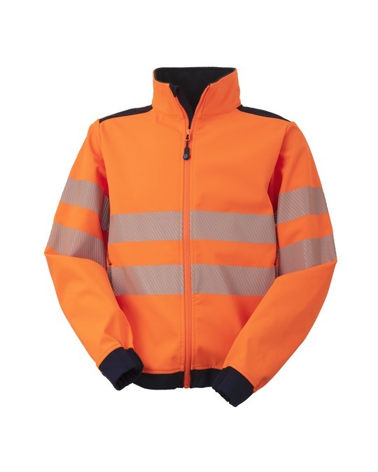 Fuori tutto - Giubbotto da Lavoro Alta Visibilità Stretch Rossini Softshell Hi-Vis HH236 Taglia M Colore Giallo