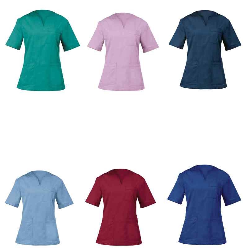 Fuori tutto - Casacca da lavoro Margherita medica da donna Giblor's 10M2062C. Taglia XL Colore Bordeaux