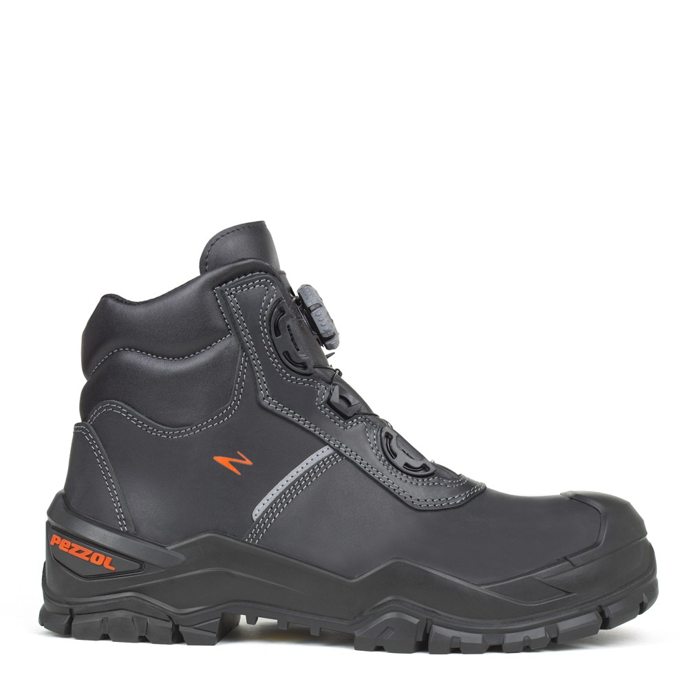 Fuori tutto - Scarpe antinfortunistiche Pezzol Azul con chiusura BOA S3 CI HI HRO SRC 203BV-04 Numero 47