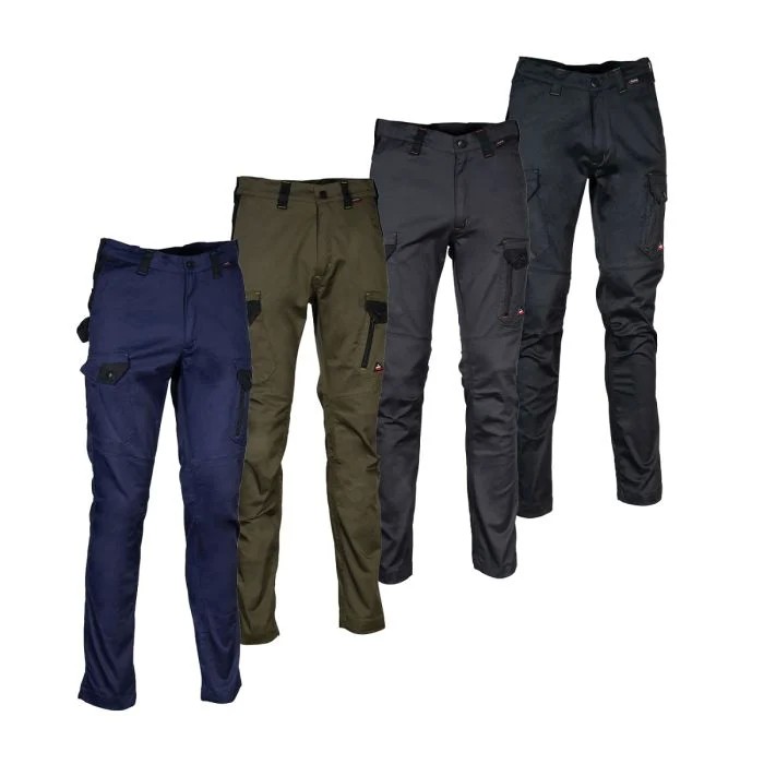 Fuori tutto - Pantaloni da Lavoro Multitasche Cofra stretch Nayba V617-0-05 Taglia 52 Colore Nero