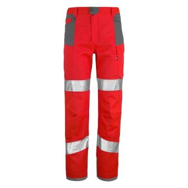 Pantaloni da Lavoro Lafont alta visibilità con tasche al ginocchio 1HVNG3PI