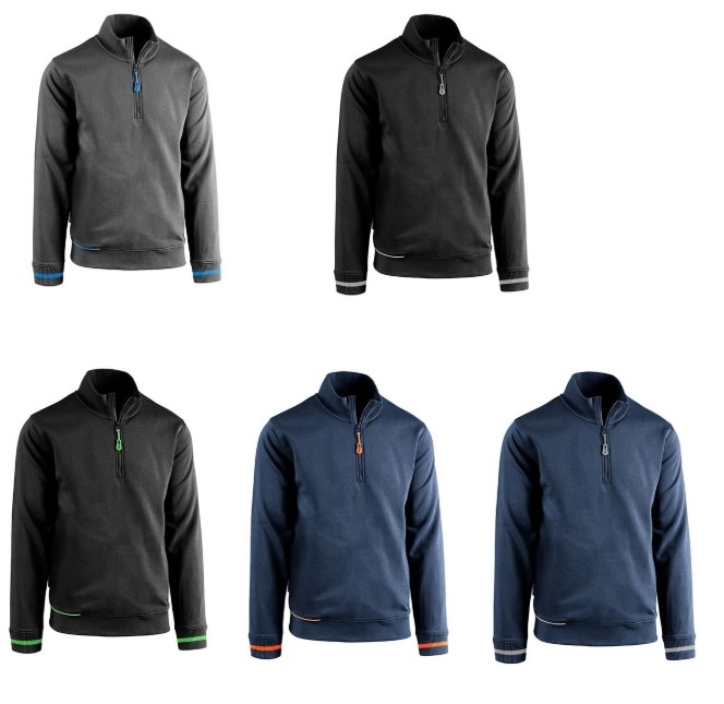 Felpa da Lavoro Sottozero SLALOM mezza zip 88200