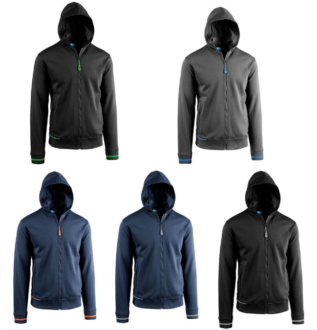Felpa da Lavoro Sottozero Run full zip con cappuccio 88400