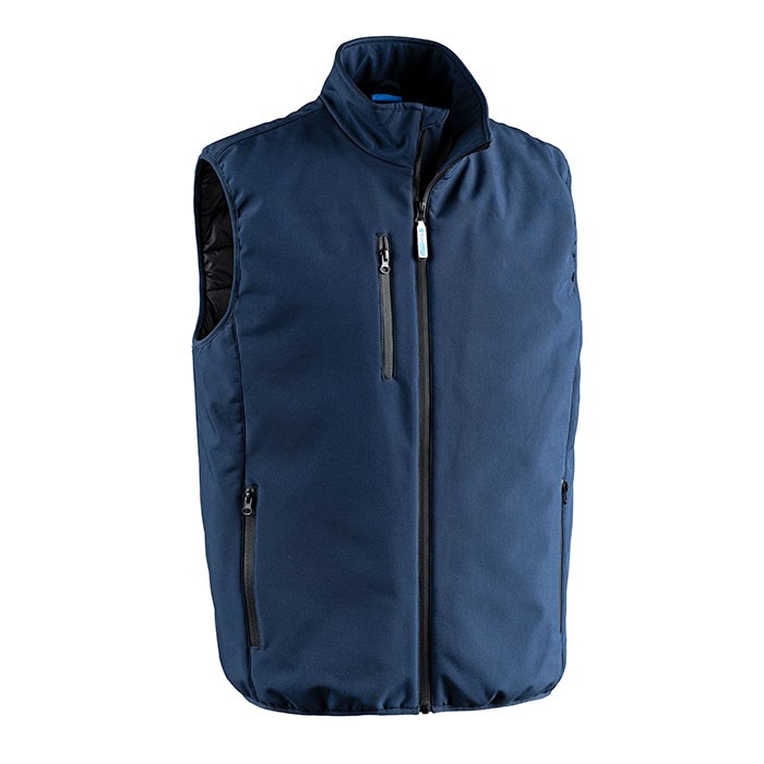 Gilet da Lavoro Sottozero Softshell Imbottito Impermeabile AZ400