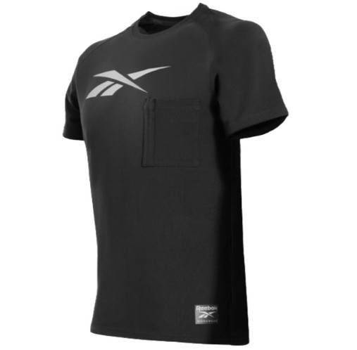 T-shirt da Lavoro Reebok Alta traspirabilità vestibilità confortevole RB003T BLK1