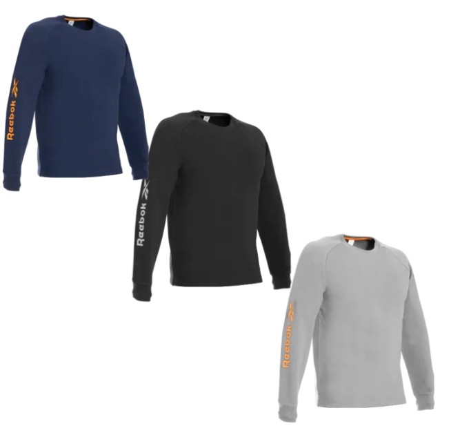 Felpa da Lavoro Reebok Sweatshirt Comfort e morbidezza RB008SW BLK