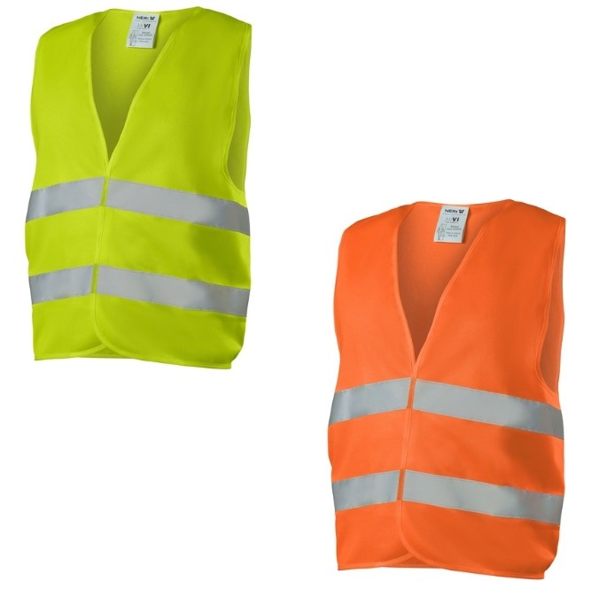 Gilet da Lavoro Neri ad alta visibilità Road 422019