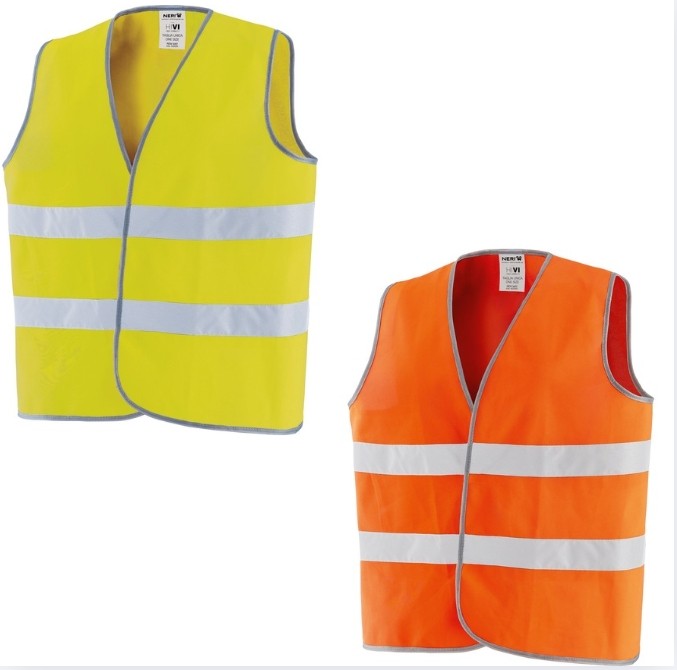 Gilet da Lavoro Neri ad alta visibilità New Way 422029