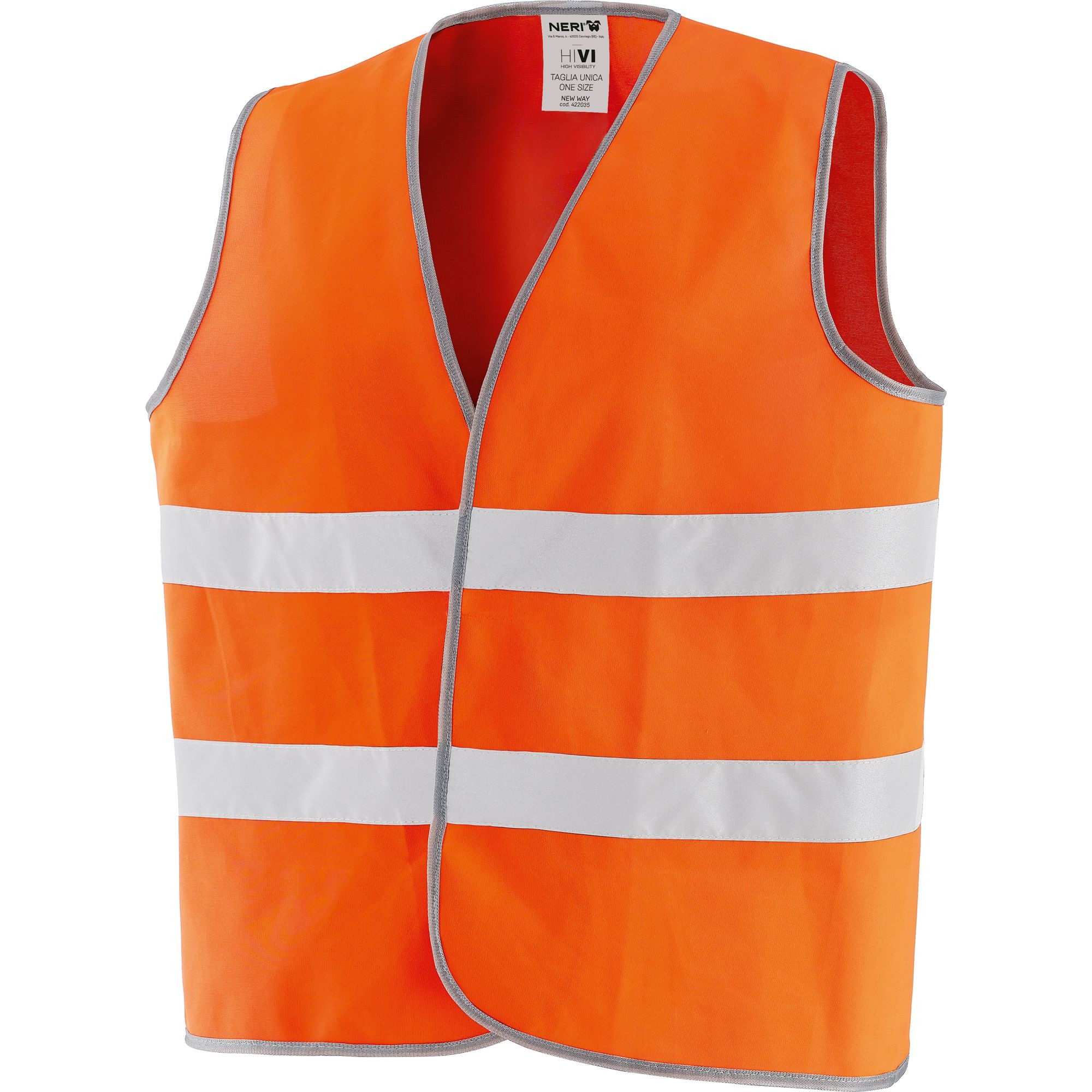 Gilet da Lavoro Neri ad alta visibilità New Way 422029