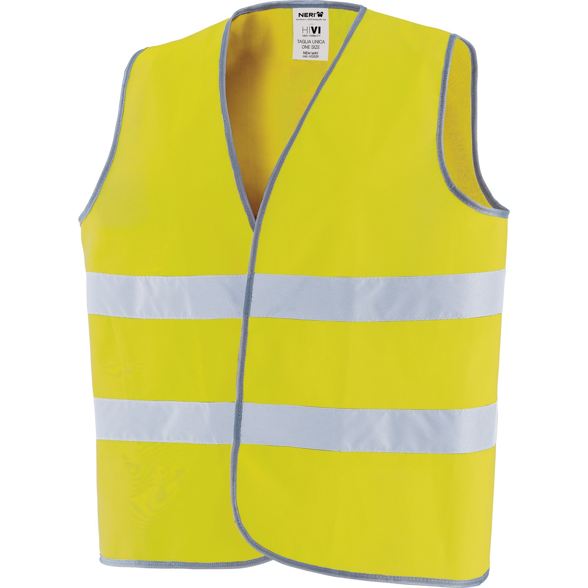 Gilet da Lavoro Neri ad alta visibilità New Way 422029