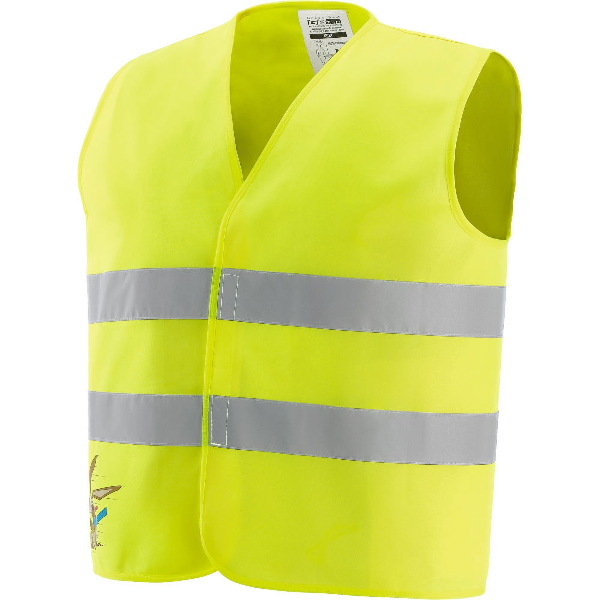Gilet da Lavoro Neri alta visibilità Kids personalizzato con Disegno 422062