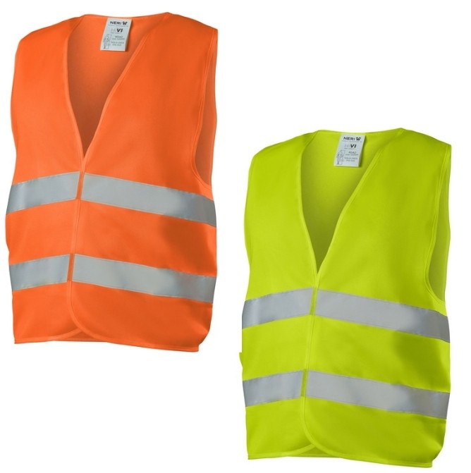 Gilet da Lavoro Neri ad alta visibilità Road Top Appendibile 422240