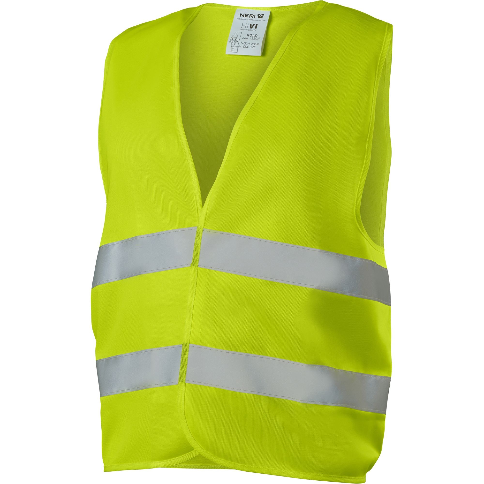 Gilet da Lavoro Neri ad alta visibilità Road Top Appendibile 422240