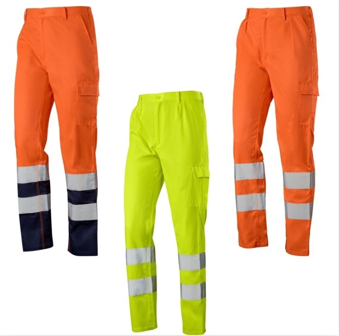 Pantaloni da Lavoro Neri ad alta visibilità Los Angeles 436316