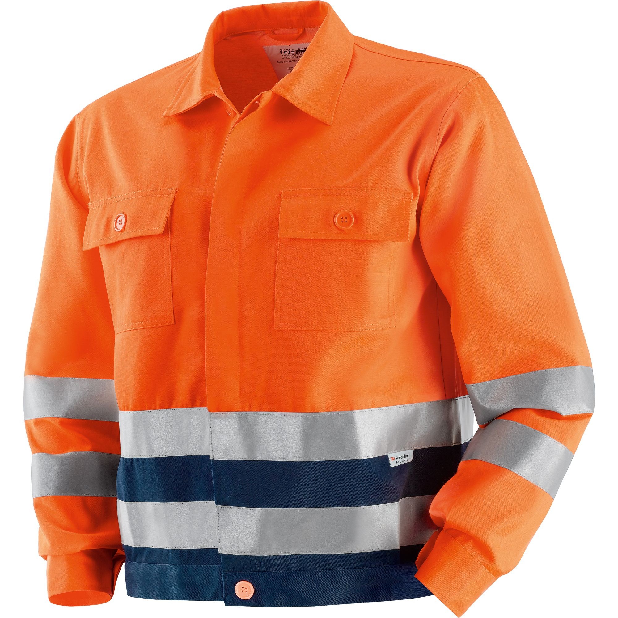 Giubbino da Lavoro Neri ad alta visibilità Reflex bicolore 436332