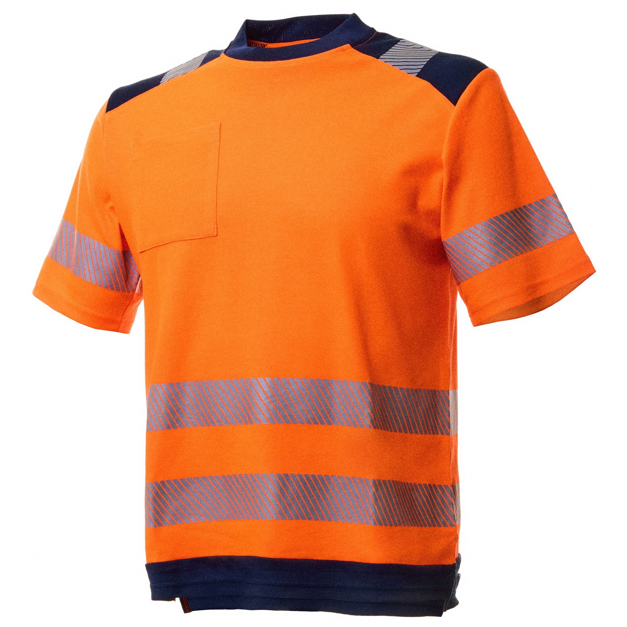 T-shirt da Lavoro Neri manica corta alta visibilità Holbrock 471068