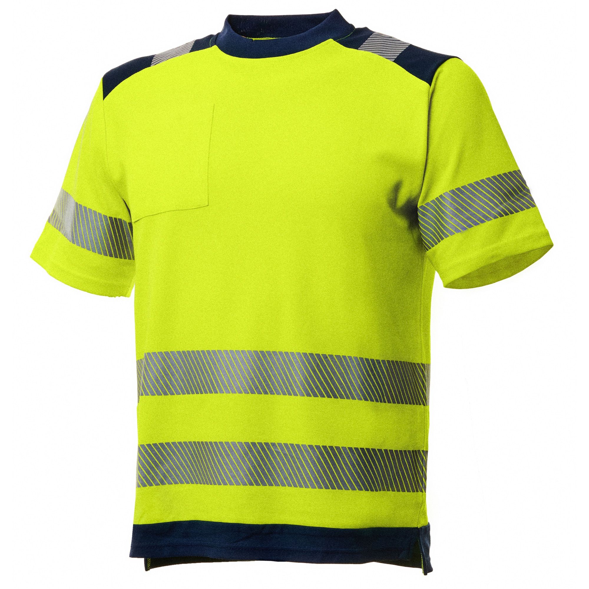 T-shirt da Lavoro Neri manica corta alta visibilità Holbrock 471068