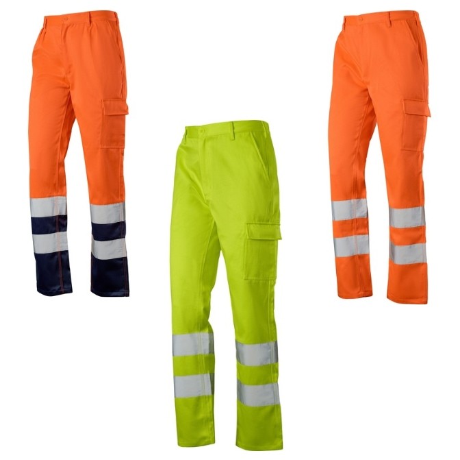 Pantalone da Lavoro Neri ad alta visibilità Chicago 436325