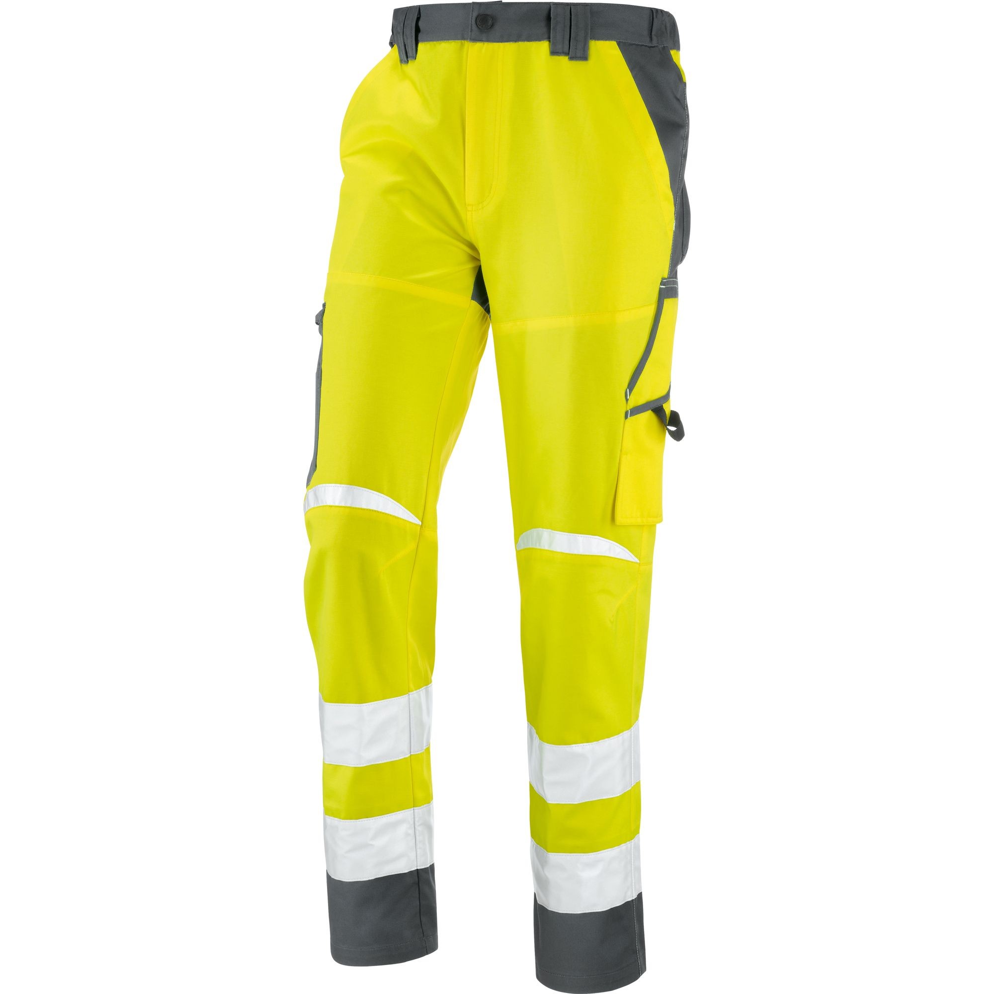 Pantaloni da Lavoro Neri alta visibilità Multitasche 436347